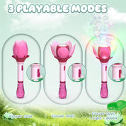 Lotus Light up Automatic Bubble Wands