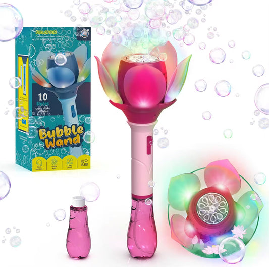 Lotus Light up Automatic Bubble Wands