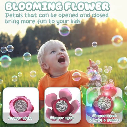 Lotus Light up Automatic Bubble Wands